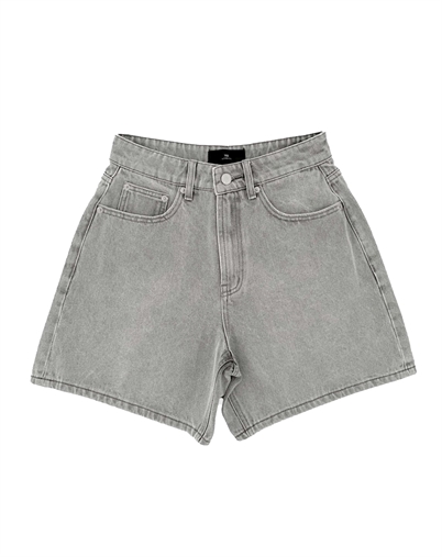Withblack - WBLKarolina Grey Denim Shorts - Spring Grey